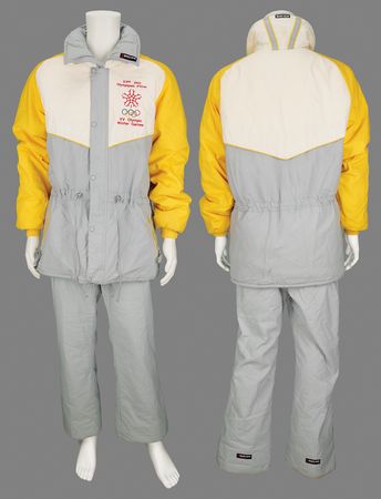 Lot #3332 Calgary 1988 Winter Olympics Apparel Collection (Coats, Hats, Pants, Sweaters) - Image 7