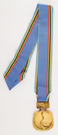 Lot #3084 Sapporo 1972 Winter Olympics Gold Winner's Medal for Speed Skating - Image 3
