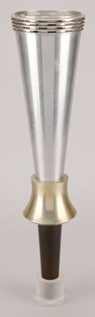Lot #3012 Moscow 1980 Summer Olympics 'Stadium' Torch - One of 20 Exclusively Designed for the Olympic Flame-Lighting Ceremonies Held in Moscow, Leningrad, Minsk, and Kiev - Image 2