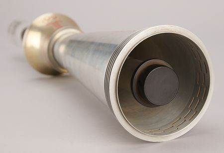 Lot #3012 Moscow 1980 Summer Olympics 'Stadium' Torch - One of 20 Exclusively Designed for the Olympic Flame-Lighting Ceremonies Held in Moscow, Leningrad, Minsk, and Kiev - Image 3