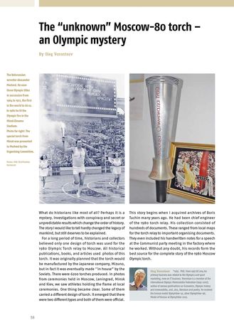 Lot #3012 Moscow 1980 Summer Olympics 'Stadium' Torch - One of 20 Exclusively Designed for the Olympic Flame-Lighting Ceremonies Held in Moscow, Leningrad, Minsk, and Kiev - Image 8