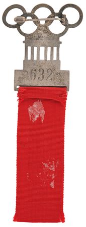 Lot #3201 Berlin 1936 Summer Olympics Judge's Badge for Boxing - Image 2