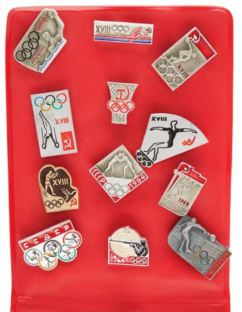 Lot #3254 Tokyo 1964 Summer Olympics 'Soviet Olympic Committee' Medal and Pin Collection - Image 3