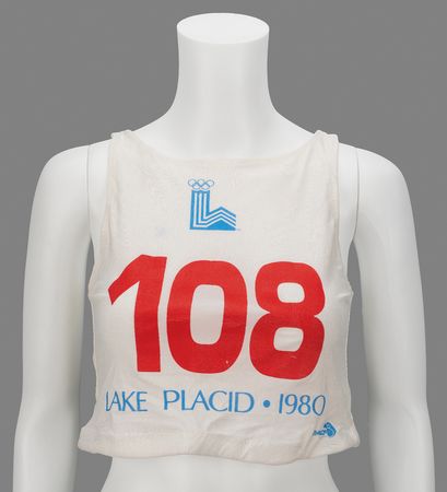 Lot #3326 Lake Placid 1980 Winter Olympics Athlete's Bib - Image 1
