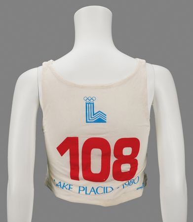 Lot #3326 Lake Placid 1980 Winter Olympics Athlete's Bib - Image 2