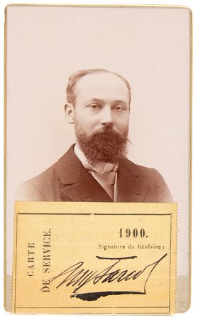 Lot #3301 Paris 1900 Exposition Universelle Service Card - Image 1