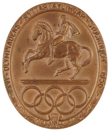 Lot #3140 Stockholm 1956 Summer Olympics Bronze Participation Medal - Image 1