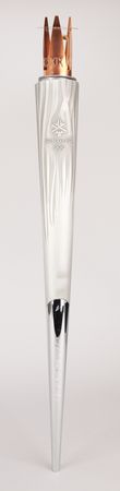Lot #3025 Salt Lake City 2002 Winter Olympics Torch - From the Collection of IOC Member Phillip W. Coles - Image 1
