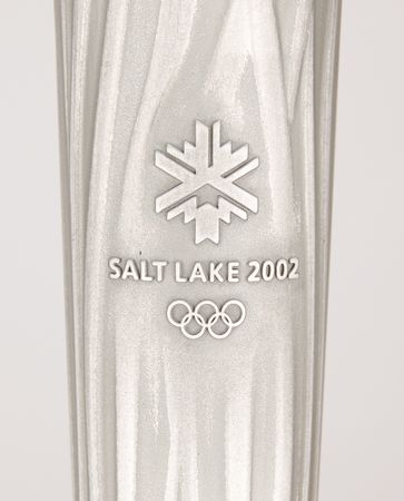 Lot #3025 Salt Lake City 2002 Winter Olympics Torch - From the Collection of IOC Member Phillip W. Coles - Image 2