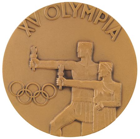 Lot #3137 Helsinki 1952 Summer Olympics Bronze Participation Medal - Image 2