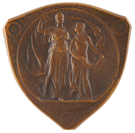 Lot #3302 St. Louis 1904 Louisiana Purchase Exposition Bronze Commemorative Medal - Image 1