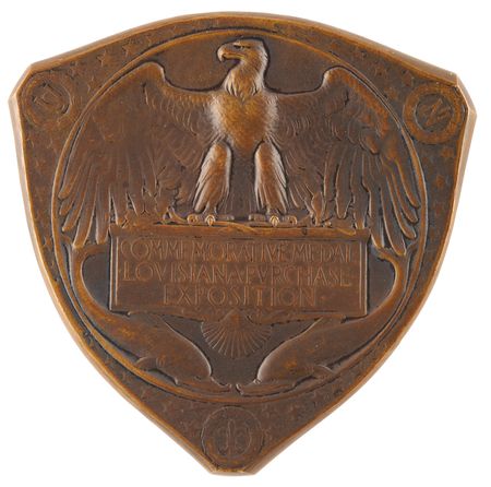 Lot #3302 St. Louis 1904 Louisiana Purchase Exposition Bronze Commemorative Medal - Image 2