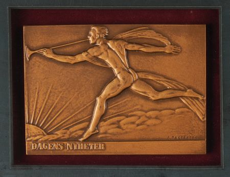 Lot #3075 Oslo 1952 Winter Olympics Gold Winner's Medal for Ice Hockey - Image 3