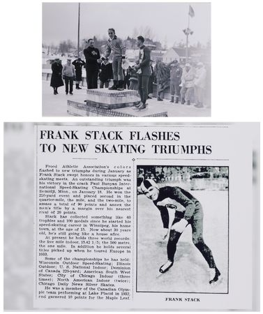 Lot #3068 Lake Placid 1932 Winter Olympics Bronze Winner's Medal for Speed Skating - From the Collection of Frank Stack, with Participation Medal, Contestant Badge, and Diplomas - Image 12