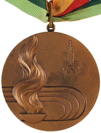 Lot #3090 Moscow 1980 Summer Olympics Bronze Winner's Medal for Shooting - Image 2
