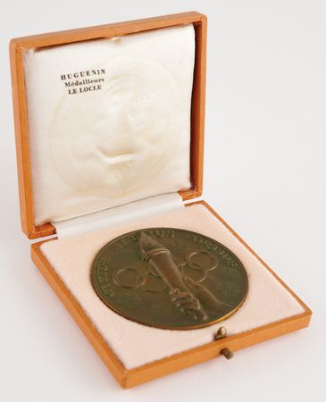 Lot #3073 St. Moritz 1948 Winter Olympics Bronze Winner's Medal - Image 3