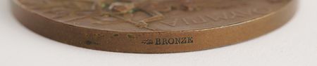 Lot #3043 Athens 1896 Olympics Bronze 'Second Place' Winner's Medal - Image 3