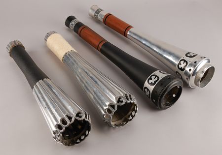 Lot #3007 Mexico City 1968 Summer Olympics Set of (4) Torches - Types 2, 3, 4, and 5 - Image 2