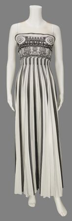 Lot #3295 Paris 2024 Summer Olympics Priestess Dress and Sandals - Image 2