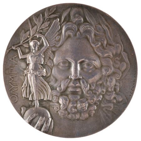 Lot #3044 Athens 1896 Olympics Silver 'First