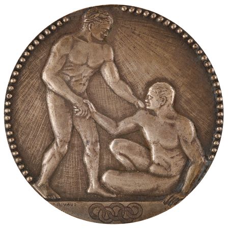 Lot #3065 Paris 1924 Summer Olympics Silver Winner's Medal - Image 2