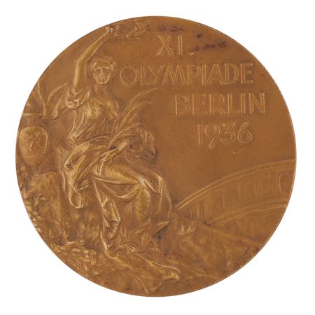 Lot #3070 Berlin 1936 Summer Olympics Bronze