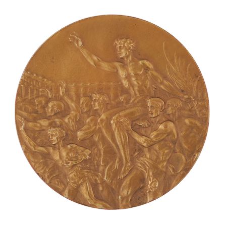 Lot #3070 Berlin 1936 Summer Olympics Bronze Winner's Medal with Original Case and Third-Place Diploma - Image 2