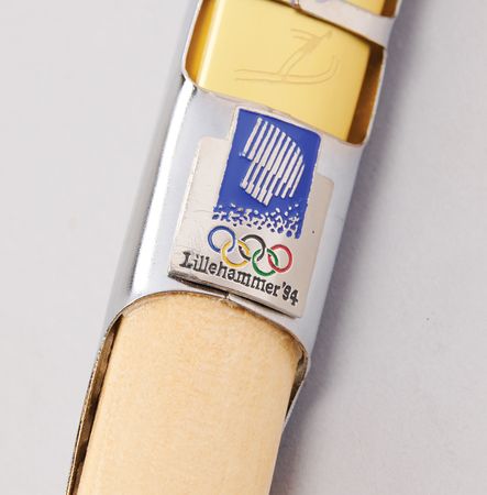Lot #3019 Lillehammer 1994 Winter Olympics Miniature Torch - Image 5