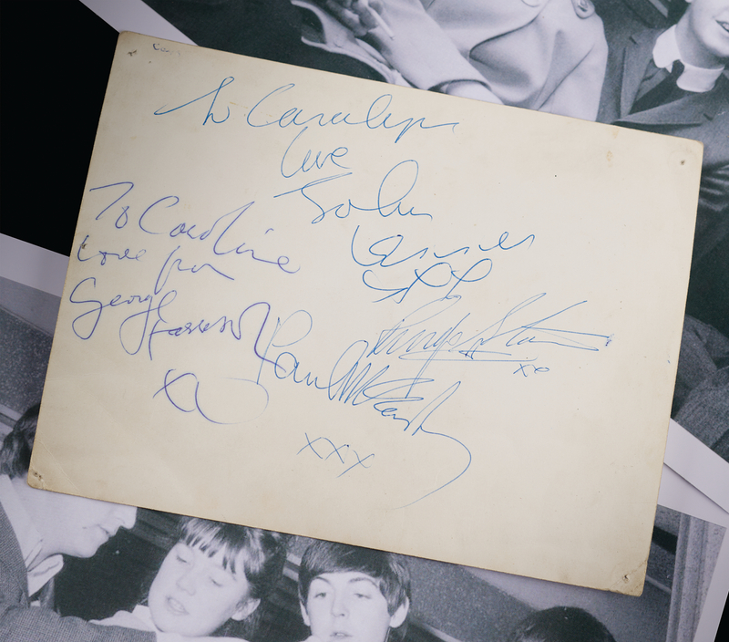 Lot 613 Beatles Fully Signed 'Star Pics' Photograph - Obtained at Edinburgh's ABC Cinema (April 29, 1964)