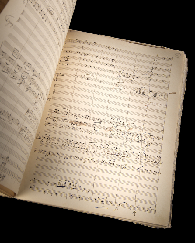 Lot 606 Johann Strauss II Handwritten Musical Manuscript from 'Prinz Methusalem'