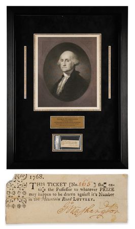 Lot #1 George Washington Signed 1768 Mountain Road