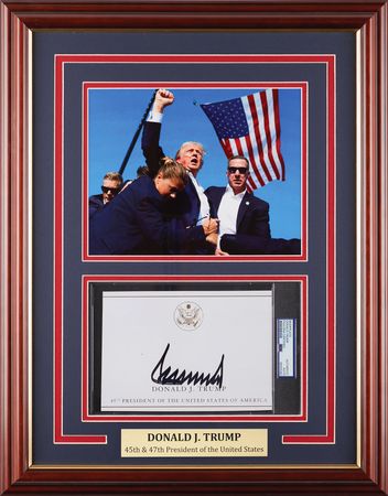 Lot #75 Donald Trump Signature - Image 1
