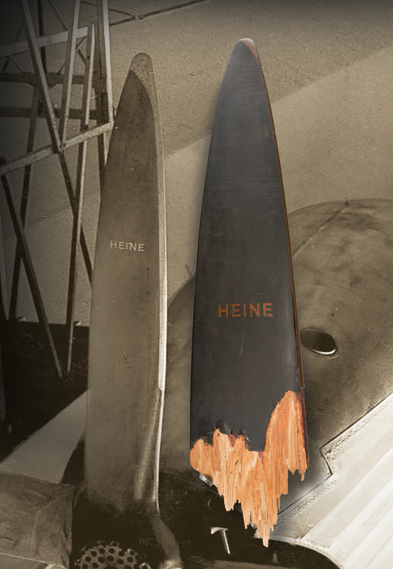 Lot 4056 LZ 129 Hindenburg Propeller Blade Tip Fragment - Rare Surviving 5-Foot Relic from the 1937 Disaster at Lakehurst