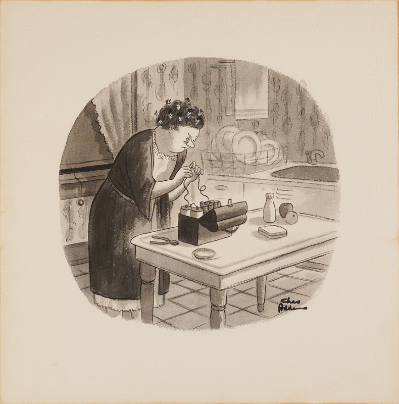 Lot 4077 Charles Addams Signed Original Artwork for The New Yorker