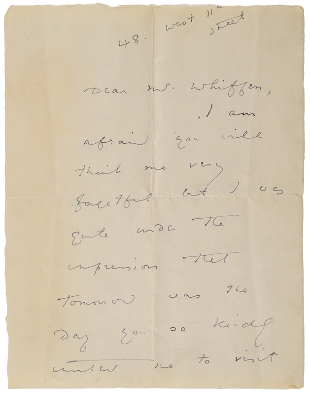 Lot 4067 Oscar Wilde Autograph Letter Signed: 