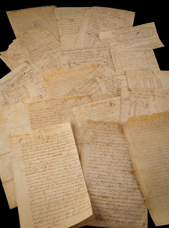 Lot 4041 Slave Trade: Archive of (22) Documents Chronicling the Transatlantic Trade of Aaron Lopez and Jacob Rodrigues Rivera