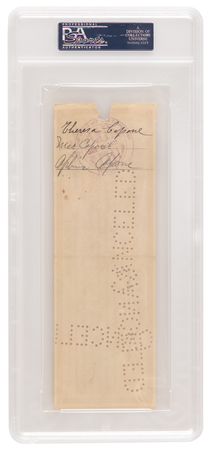 Lot #4093 Al Capone Rare 1926 Twice-Signed 'Gold Coin' Chicago Bank Document - Image 3