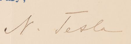Lot #4051 Nikola Tesla Typed Letter Signed (1898) - The Year That He Caused an Earthquake in Manhattan - Image 2