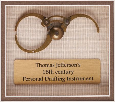 Lot #4019 Thomas Jefferson Brass Drafting Tool (ca. 1800) from His Personal Collection - Image 2