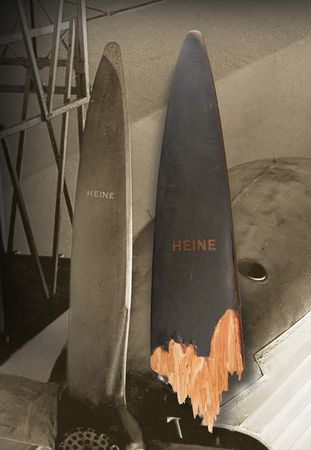 Lot #4056 LZ 129 Hindenburg Propeller Blade Tip