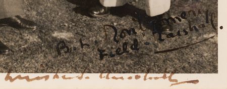 Lot #4035 Winston Churchill and Montgomery of Alamein Signed Photograph - 