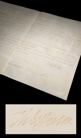 Lot #4018 Thomas Jefferson and James Madison