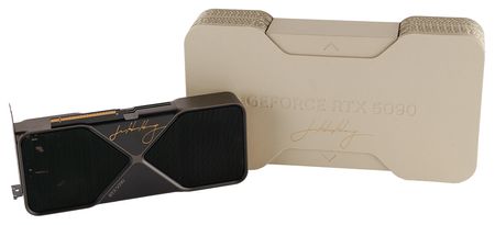 Lot #4062 Jensen Huang Twice-Signed NVIDIA GeForce RTX 5090 Founders Edition GPU - Image 1