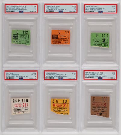 Lot #4100 Actors and Entertainers Collection of (36) Stage Milestone Tickets and Ticket Stubs - Image 13
