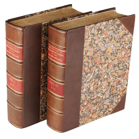 Lot #4064 Noah Webster: An American Dictionary of the English Language (First Edition, 1828) - Image 3