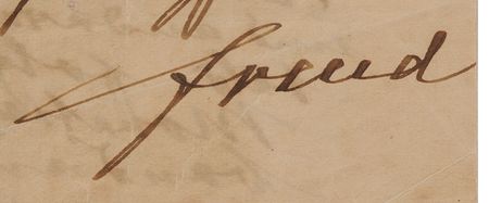 Lot #4015 Sigmund Freud Autograph Letter Signed, Recommending Translations of 'Introduction to Psychoanalysis' and 'Beyond the Pleasure Principle' - Image 4