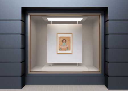 Lot #4071 Jack Kerouac Original Painting of 'Buddha' ('The Gary Buddha'), ca. 1956-1960 - Formerly Displayed at the Whitney Museum of American Art - Image 4