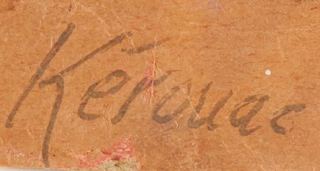 Lot #4071 Jack Kerouac Original Painting of 'Buddha' ('The Gary Buddha'), ca. 1956-1960 - Formerly Displayed at the Whitney Museum of American Art - Image 3