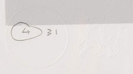 Lot #4075 Banksy Signed 'Yellow Rain' Screenprint of 'Nola' aka 'Umbrella Girl' (Ltd. Ed. #4/31) - 21