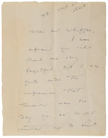 Lot #4067 Oscar Wilde Autograph Letter Signed: I